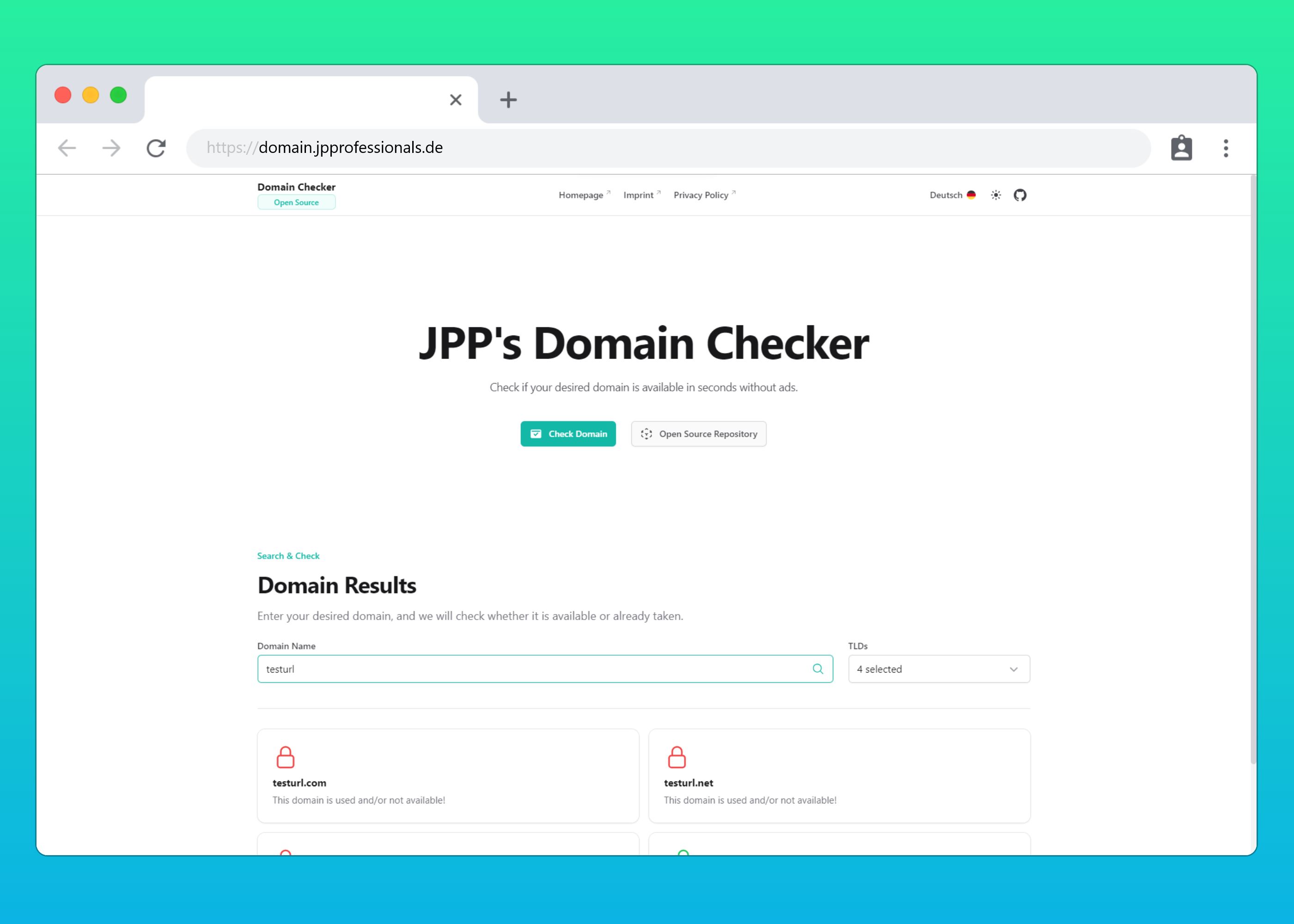 JPP's Domain Checker